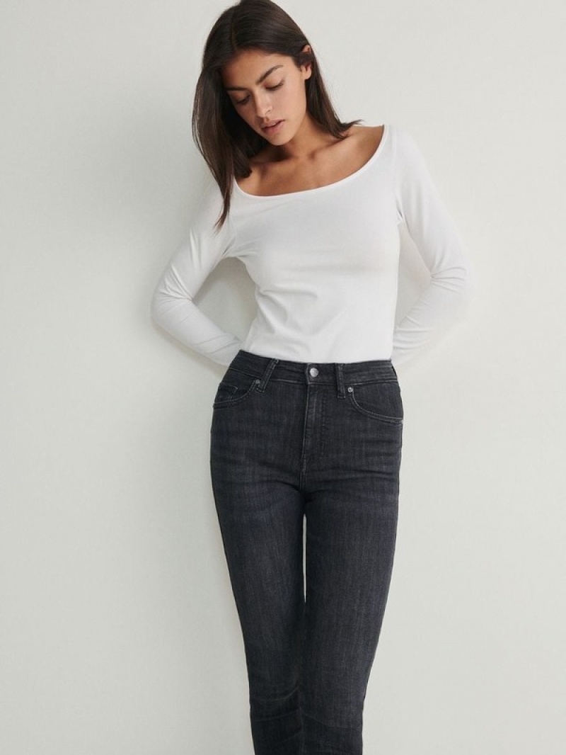 Reserved Sculpt Jeans Damen Grau | UTW-104785