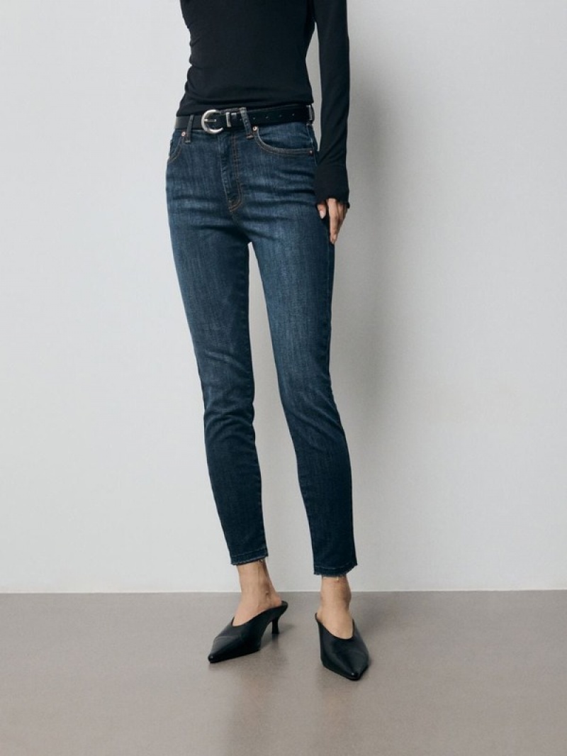 Reserved Sculpt Jeans Damen Navy | FCR-073564