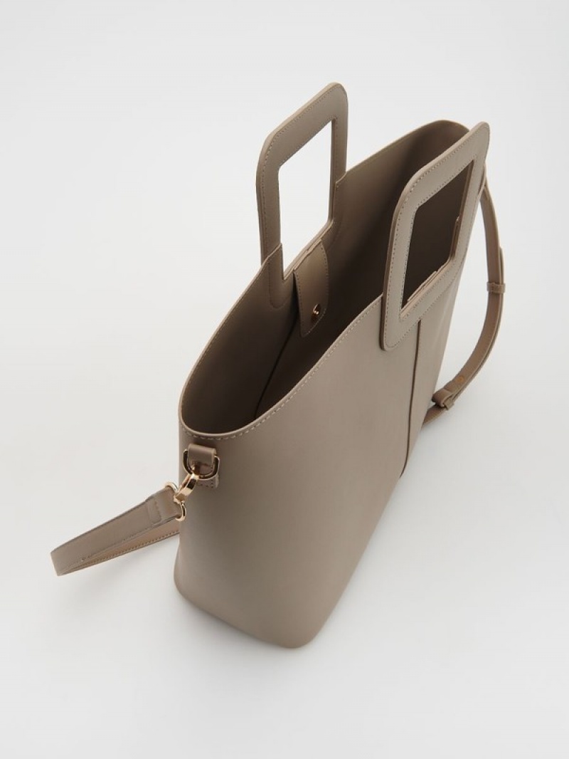 Reserved Shopper Taschen Damen Kaffee | SUT-507312