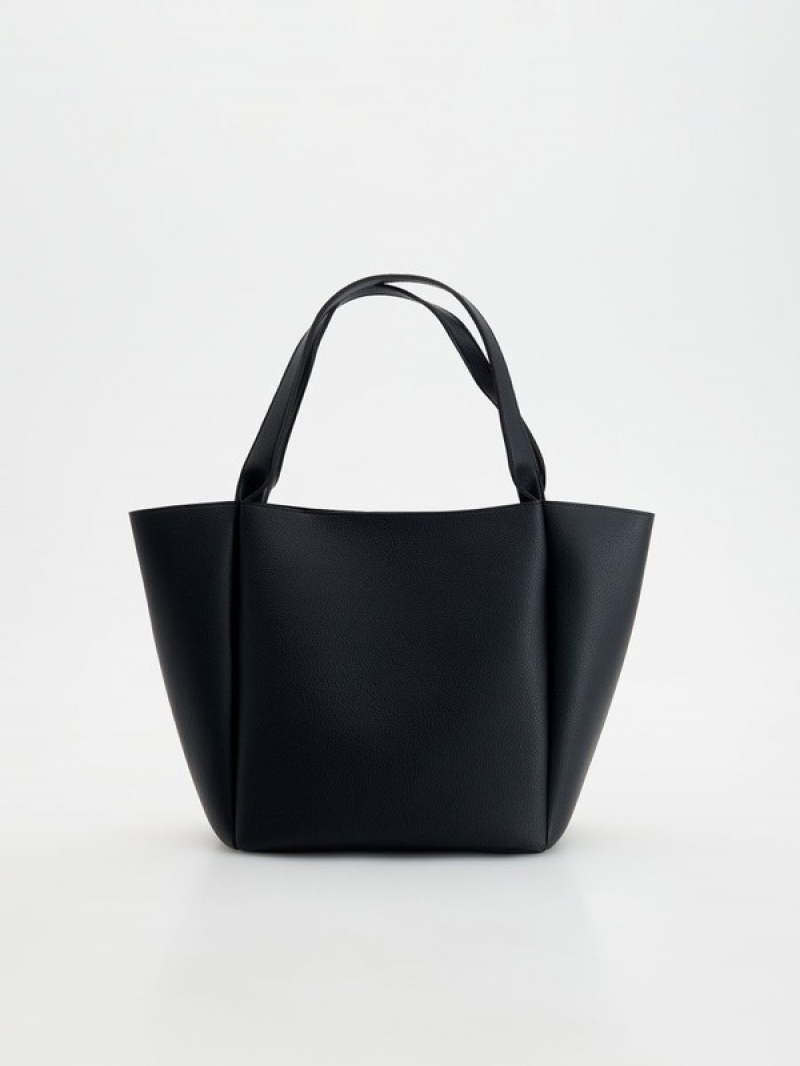 Reserved Shopper Taschen Damen Schwarz | HDX-057862