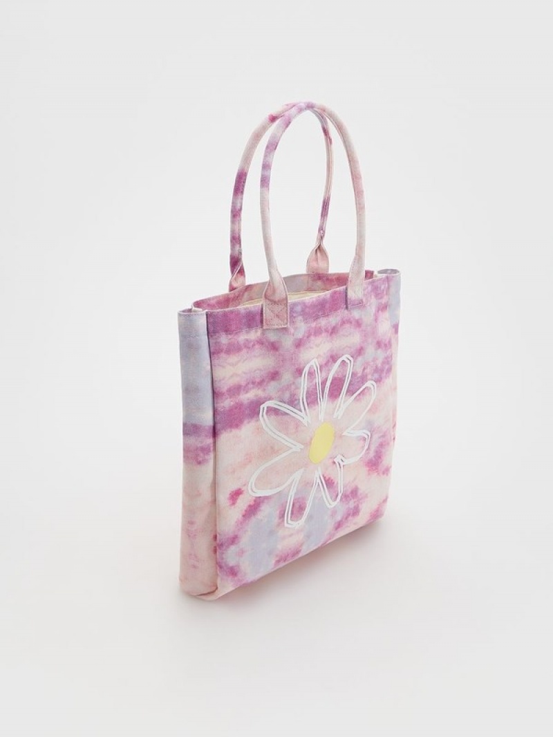 Reserved Shoppertie Dye Effect Taschen Mädchen Lavendel | FNY-075834