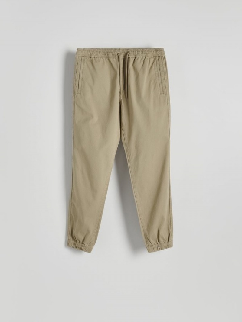 Reserved Slim Joggers Hosen Herren Beige | LIS-701592