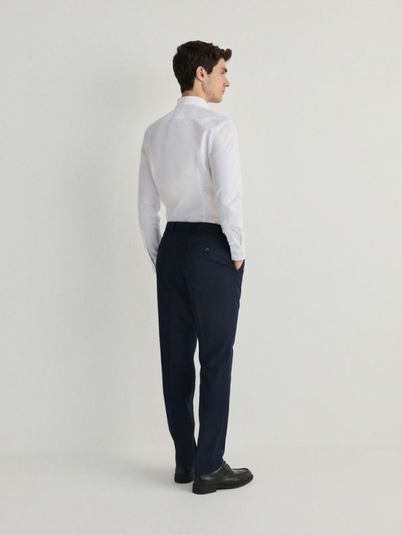 Reserved Slimpressed Crease Hosen Herren Navy | OTA-875916