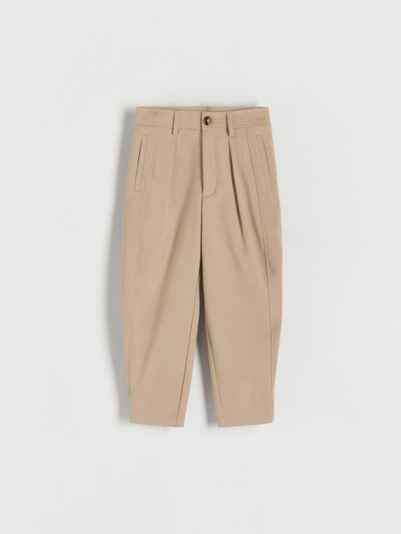 Reserved Smart Hosen Mädchen Beige | FOW-041267