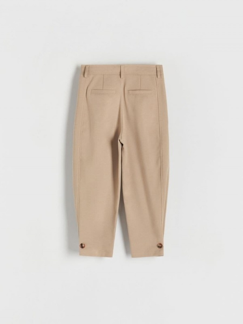 Reserved Smart Hosen Mädchen Beige | FOW-041267