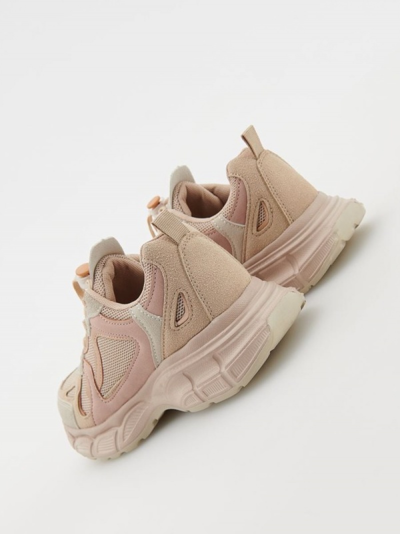 Reserved Sneakerstoggle Schuhe Mädchen Beige | OHX-284691