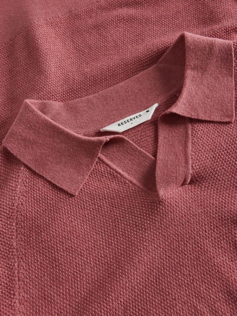 Reserved Stripe Pullover Herren Rosa | SUZ-231057