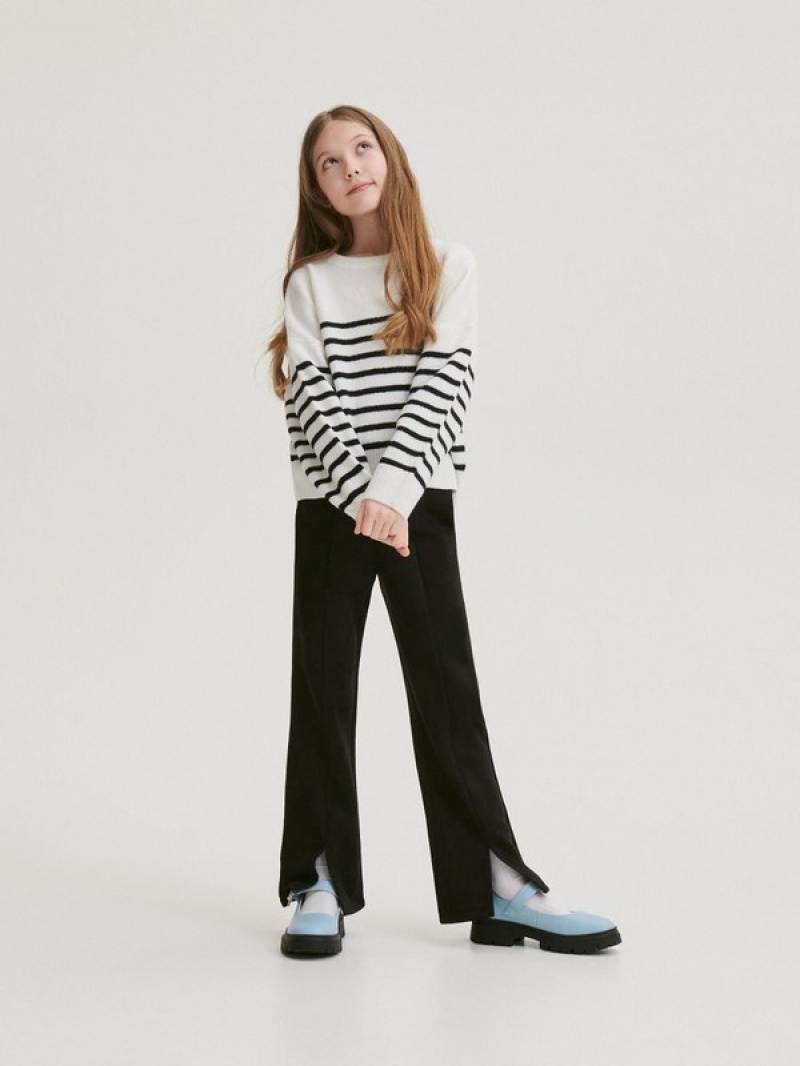 Reserved Stripe Pullover Mädchen Mehrfarbig | QYK-265470