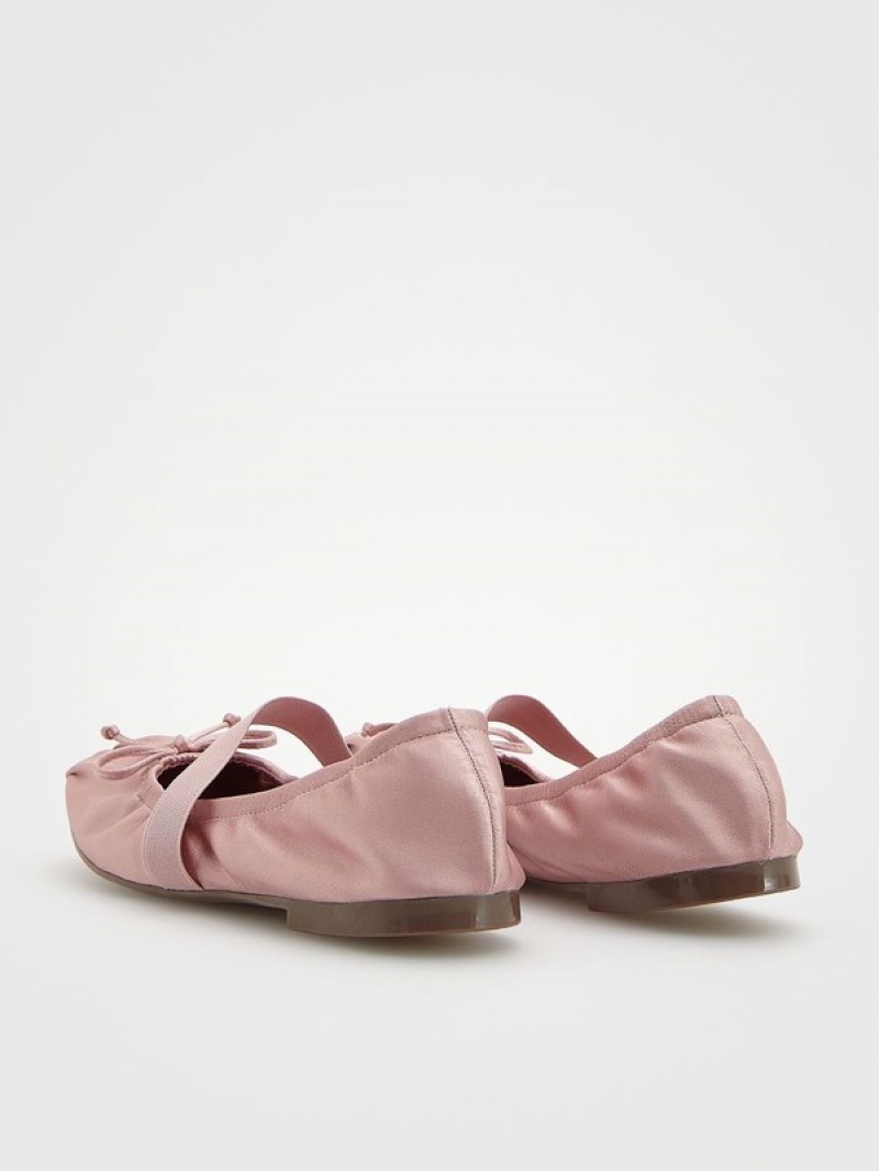 Reserved T-bar Ballerinas Halbschuhe Damen Rosa | OLJ-149782