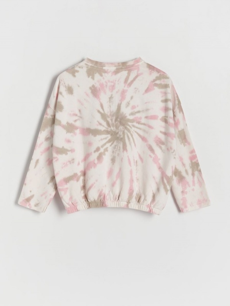 Reserved Tie Dye Effect Sweatshirts Mädchen Mehrfarbig | ZGH-497815