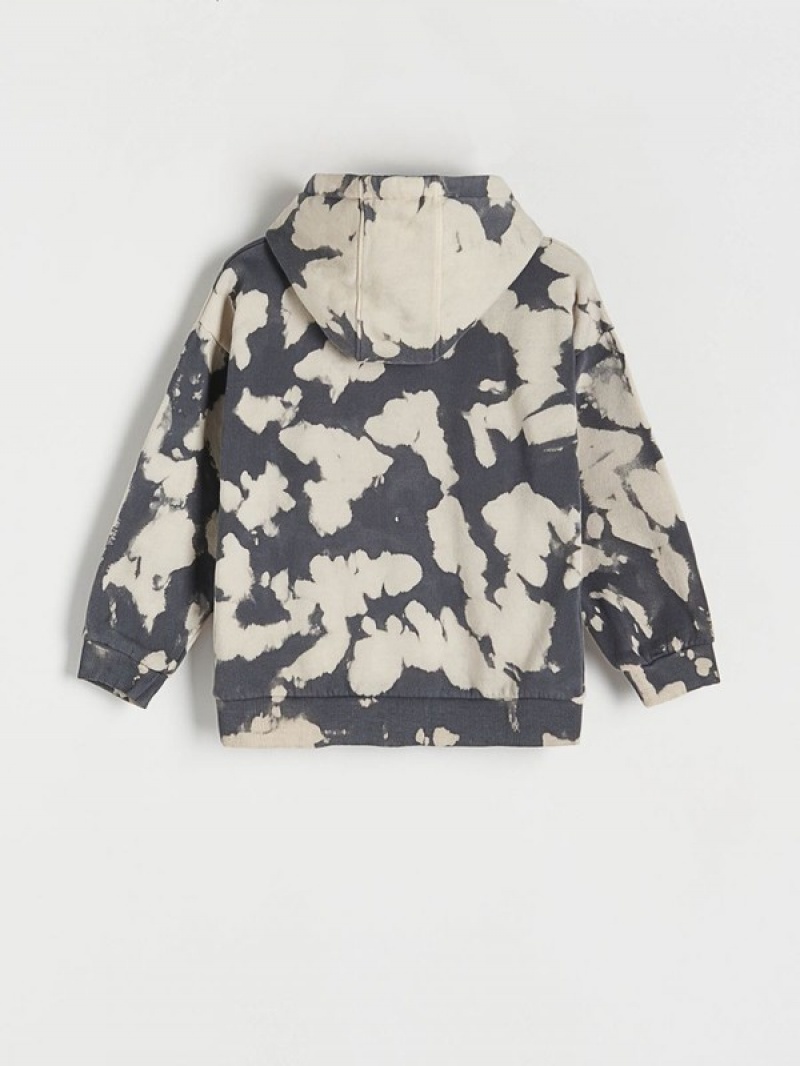 Reserved Tie-dye Pullover Jungen Dunkelgrau | DFT-548210