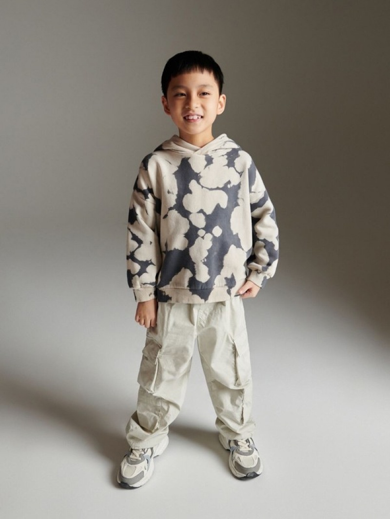 Reserved Tie-dye Pullover Jungen Dunkelgrau | DFT-548210