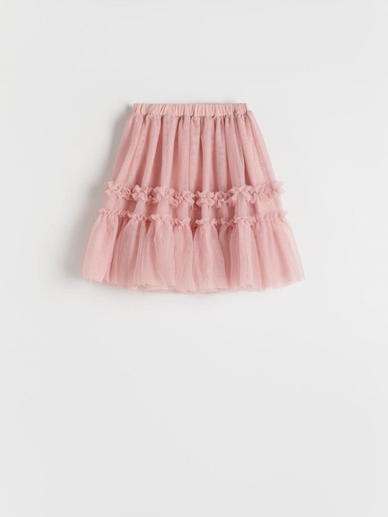 Reserved Tulle Kleid Mädchen Rosa | HEN-940752