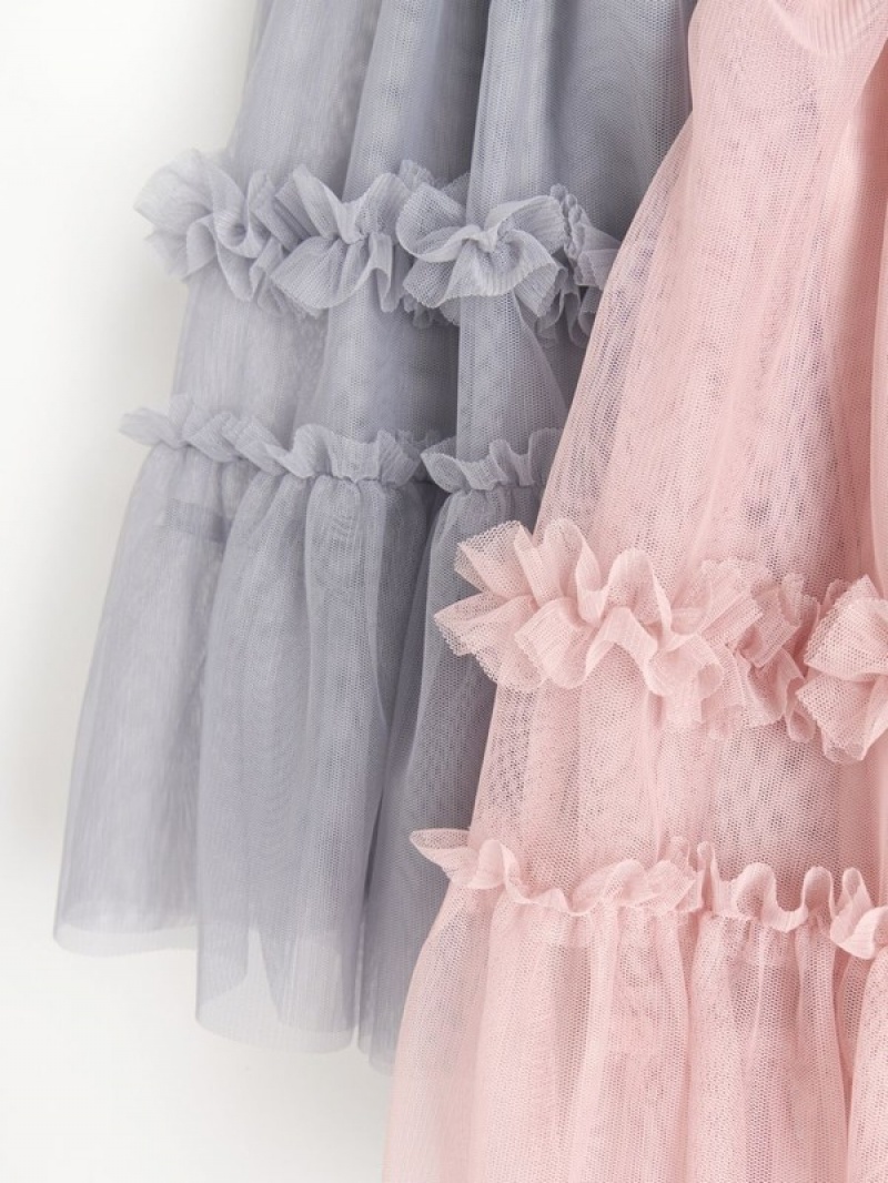 Reserved Tulle Kleid Mädchen Rosa | HEN-940752